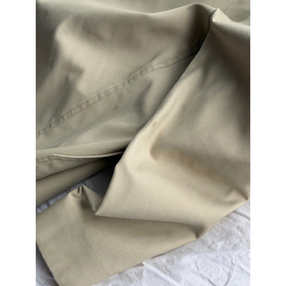 Vintage London Fog Mens Trench Coat Tan Beige 42 Long Western Yoke Car Coat - Picture 6 of 7